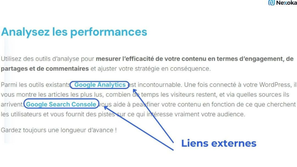 Liens externes fiables pour le SEO